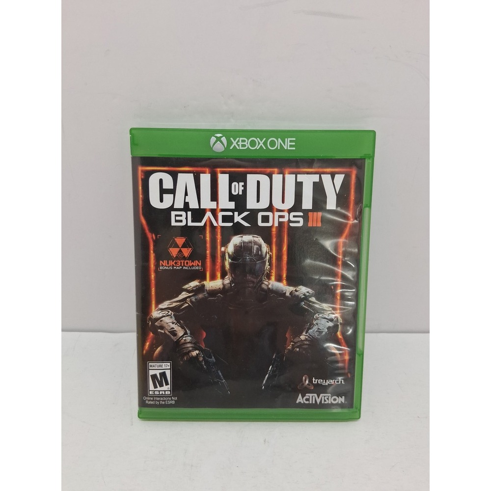 Call of Duty Black Ops III 3 Xbox One Activision Treyarch FPS Video Game Disc